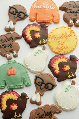 Thanksgiving Decorated Cookies