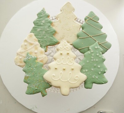 Christmas Tree Cookie Box