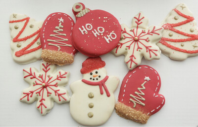 Red + White Cookies