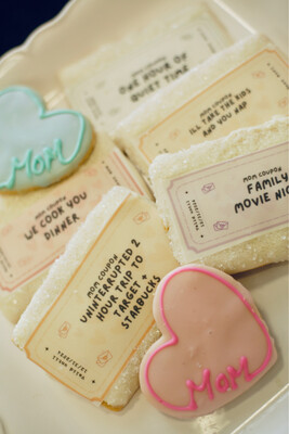 Mothers Day Coupon Book Cookies