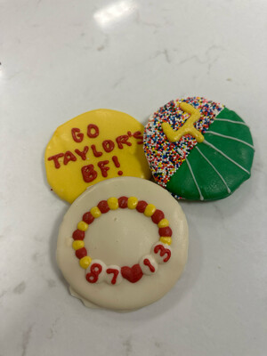 Taylors Team Football Cookies