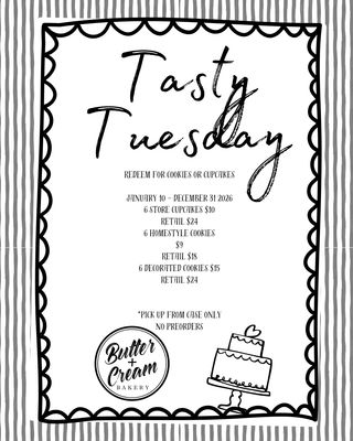 Tasty Tuesday Cookies + Cupcakes