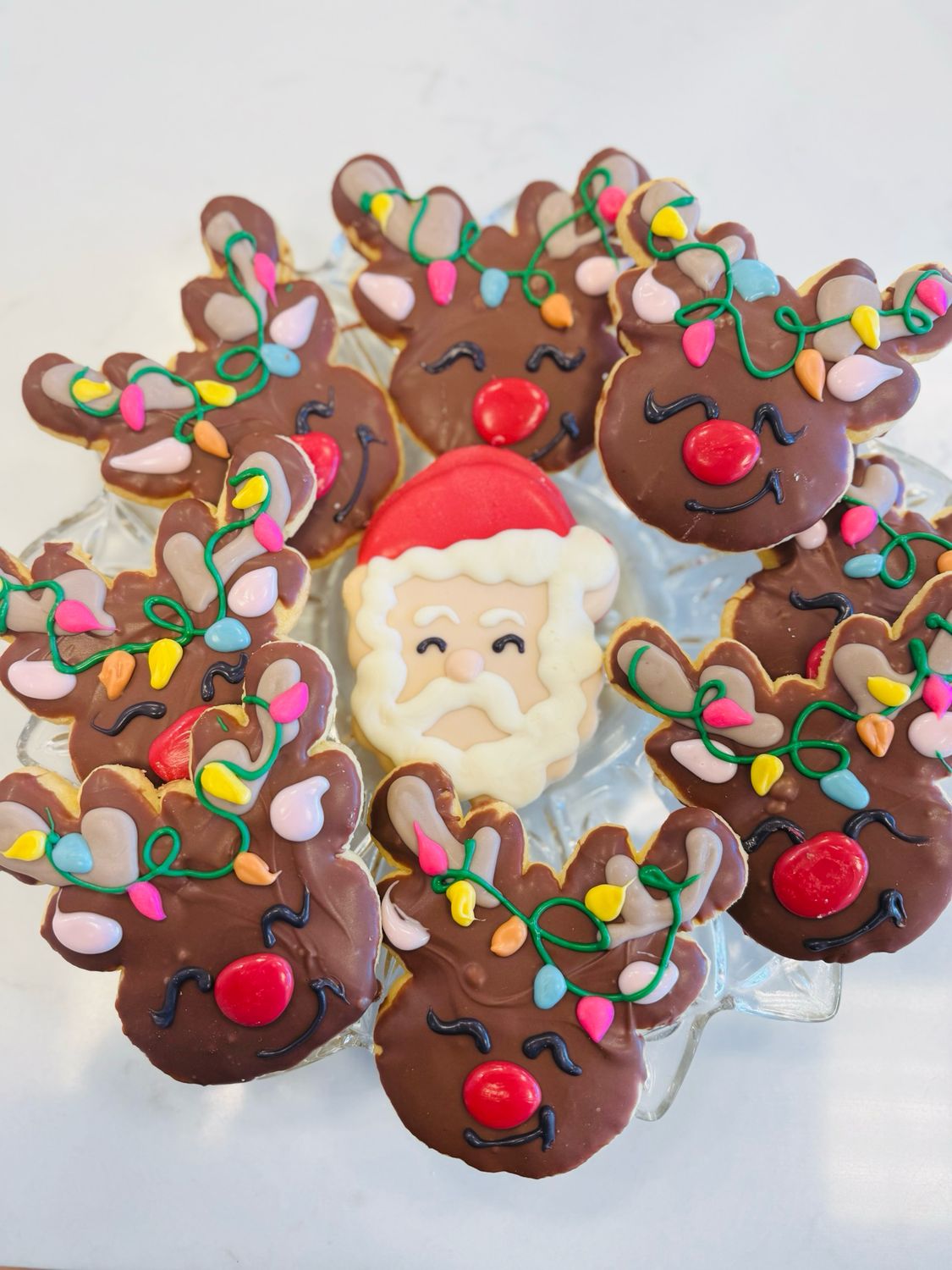 Santa + Reindeer Cookies