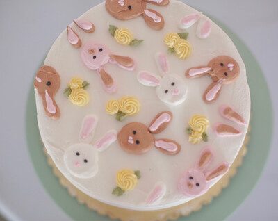 Bunny Face Cake