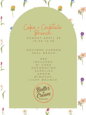 Wildflower Cake + Cocktails