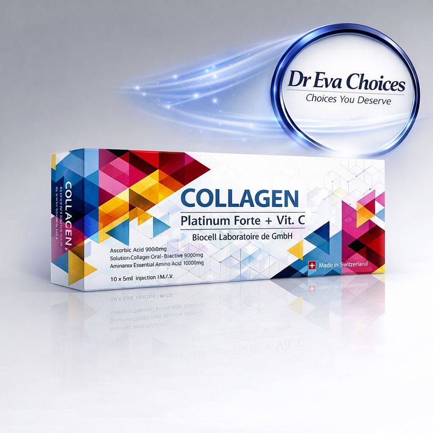 Biocell Collagen Platinum Forte + Vitamin C – The Perfect Synergy with Glutathione Whitening Injections