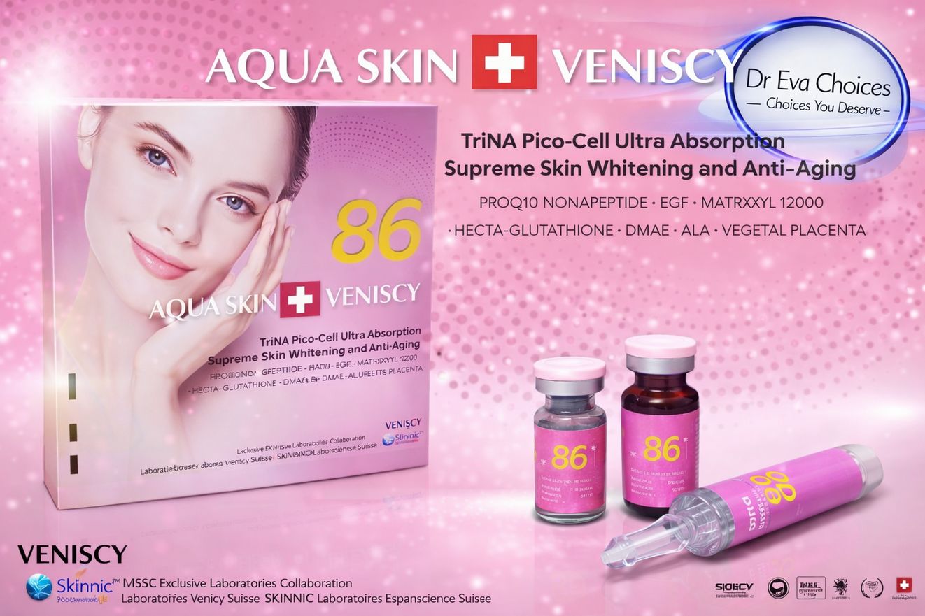Aqua Skin Veniscy 86 TriNA Pico-Cell Ultra Absorption Glutathione Injection