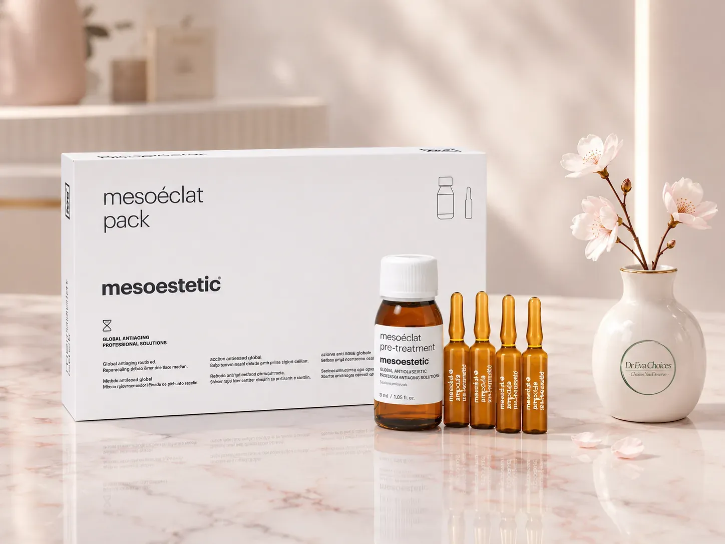 Mesoestetic Mesoéclat set 10 x 5 ml + 50 ml
