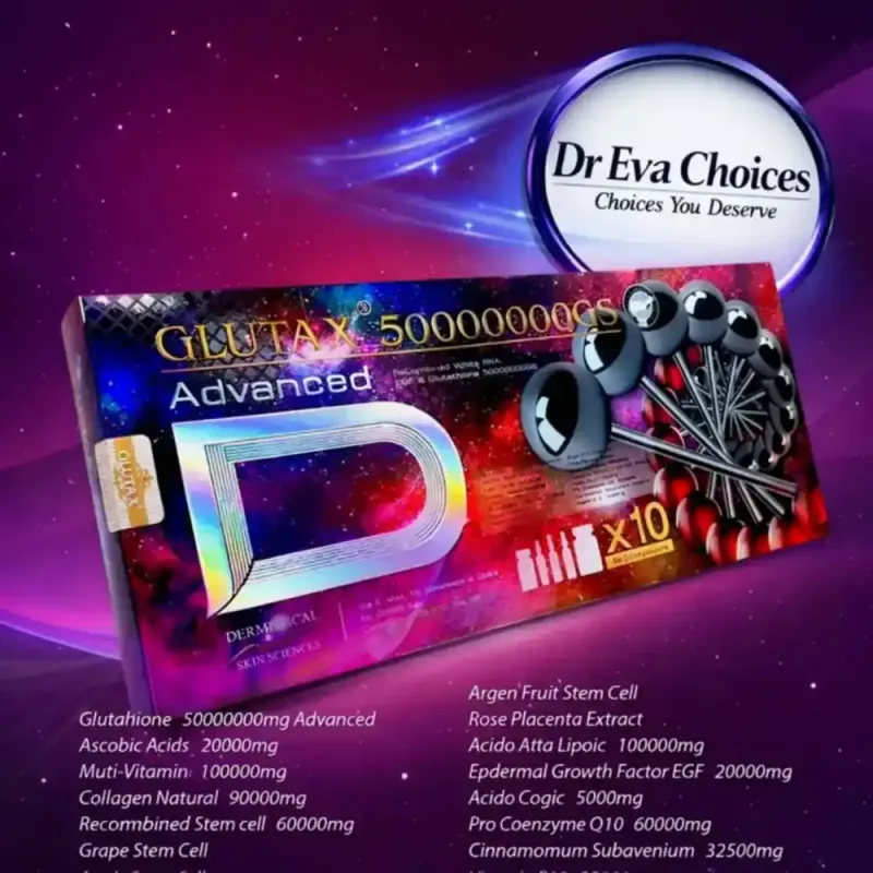 Glutax 50000000GS Advanced Glutathione Injection Glutax 50000000GS Advanced Glutathione Injection
