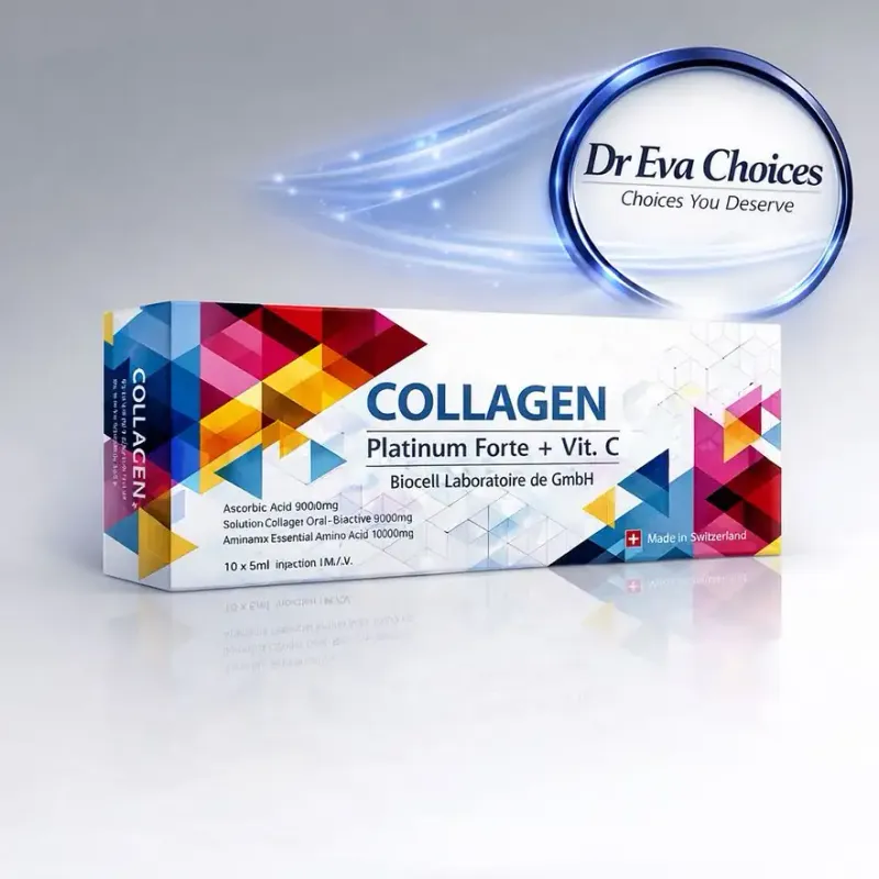 Biocell Collagen Platinum Forte + Vitamin C – The Perfect Synergy with Glutathione Whitening Injections