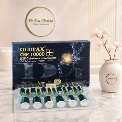 Glutax CRP 10000 Egf Cytokines Complexion Injection – The Italian Solution for Skin Whitening and Anti-Aging