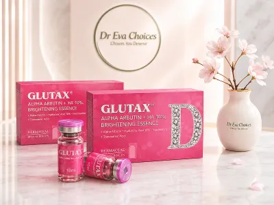 NEW Glutax Alpha Arbutin 10% +HA pink water