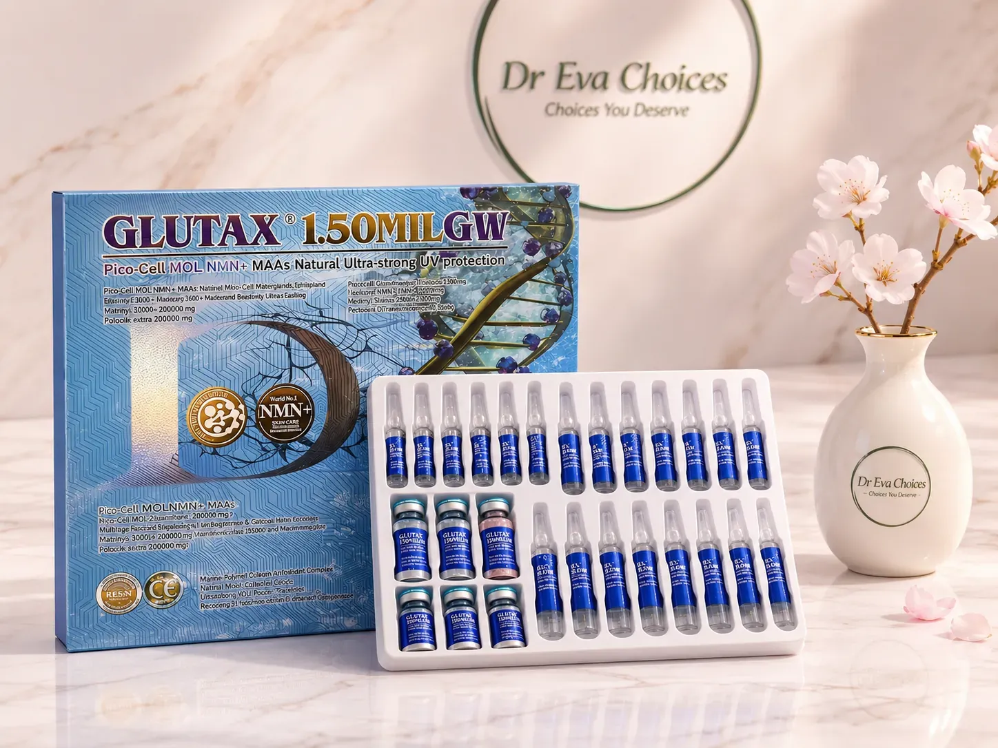 Glutax 150 Mil GW Skin Whitening Injections – Advanced Cellular Brightening &amp; Visible Radiance Within Weeks