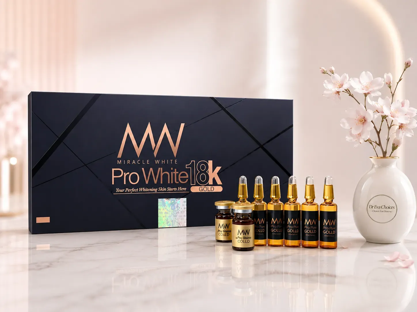Miracle White Pro White 18K – The Ultimate Whitening &amp; Skin Renewal Formula