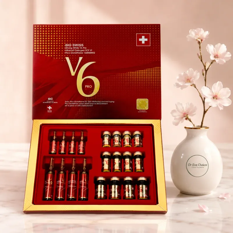 Bio Swiss Mixing White V6 Pro Ultracell Celergen SCF VI Pico Glutathione – The Swiss Innovation for Radiant, Rejuvenated Skin