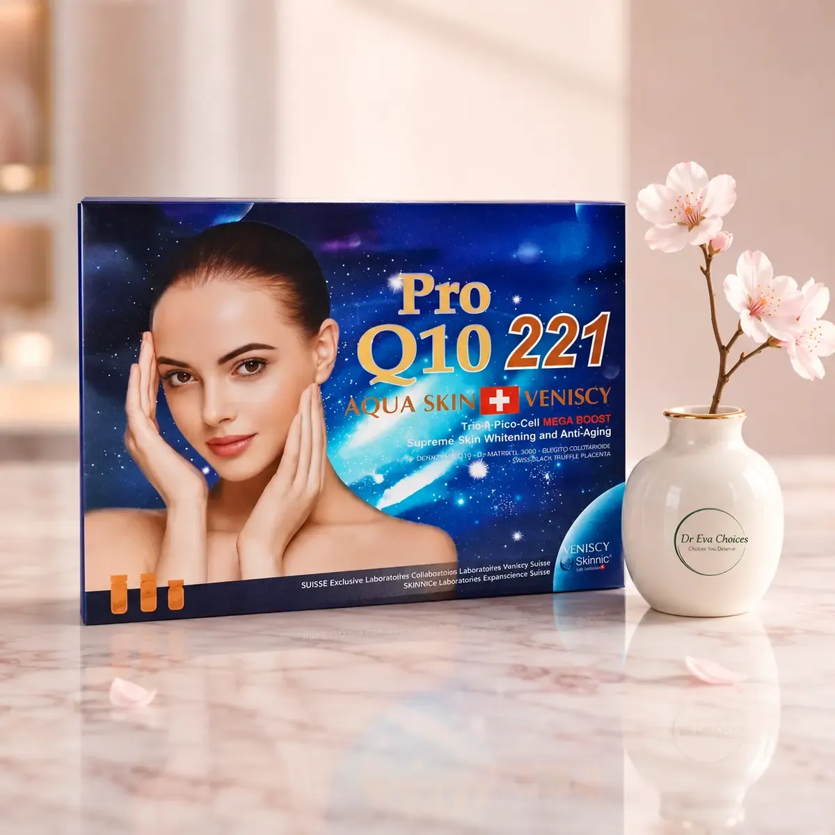 Aqua Skin 221 Pro Q10 Glutathione Injection – Advanced Swiss Skin Whitening &amp; Anti-Aging Therapy