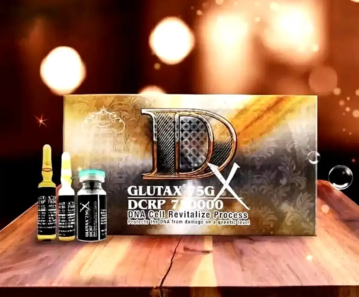 Glutax 75GX TCRP 750000 Glutathione Injection – Advanced Skin Whitening &amp; Cellular Repair Treatment