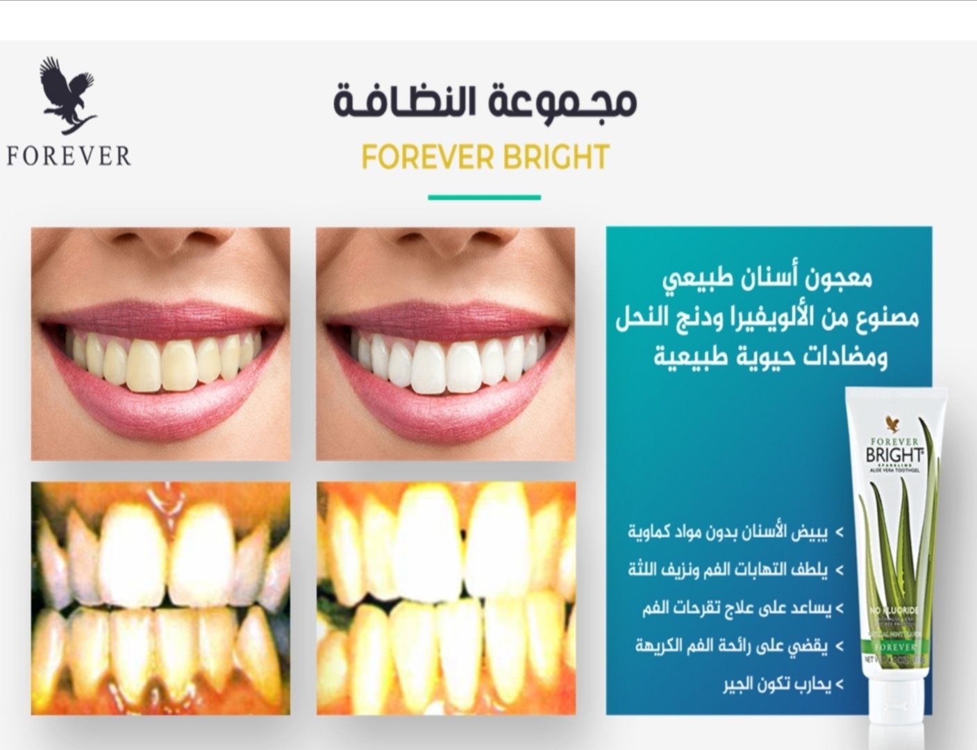 معجون الأسنان فوريفر برايت