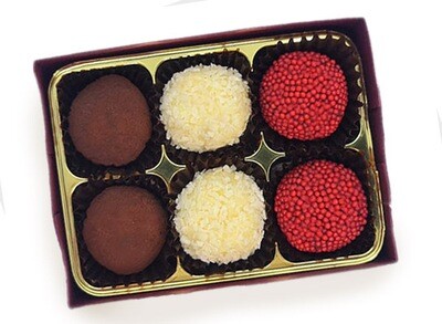 Box of 6 Chocolate Truffles Box of 6 Chocolate Truffles