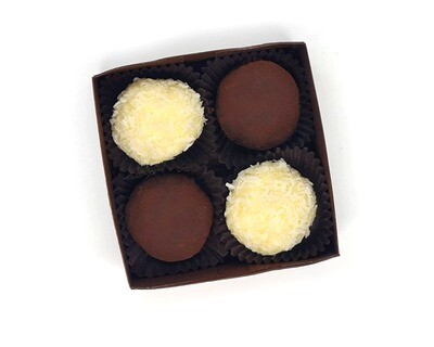 Box of 4 Chocolate Truffles Box of 4 Chocolate Truffles