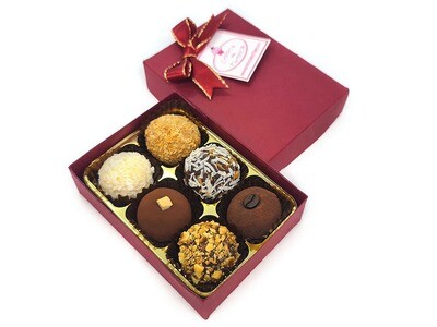 Vegan Truffles - BOX of 6 Vegan Truffles - BOX of 6