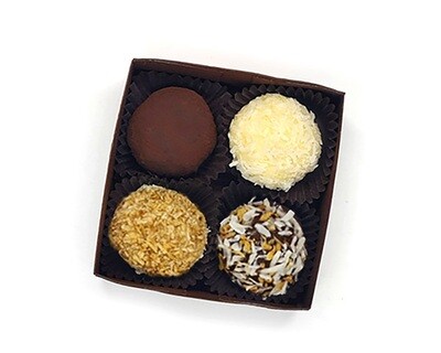 Vegan Truffles - BOX of 4 Vegan Truffles - BOX of 4