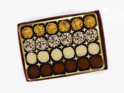 Vegan Truffles - BOX of 24 Vegan Truffles - BOX of 24