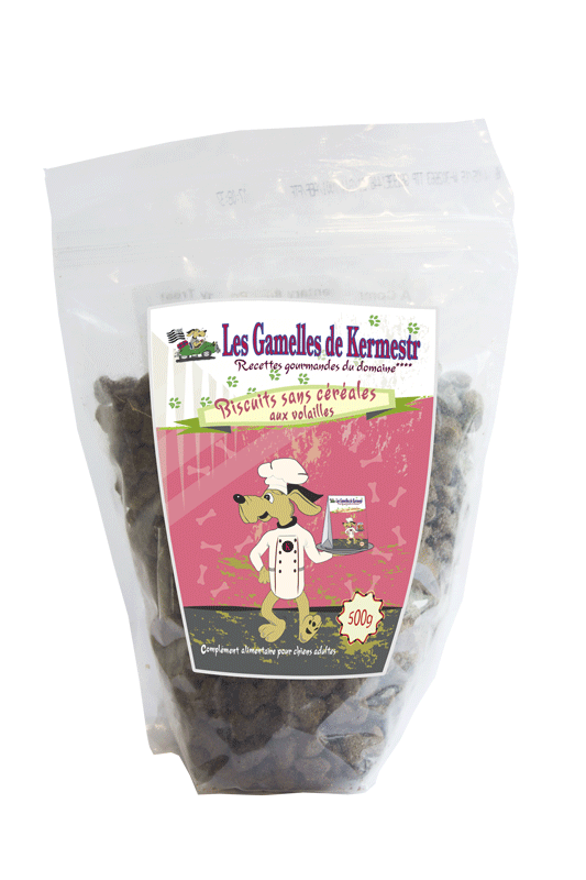 Biscuit sans céréales aux volailles pour les chiens