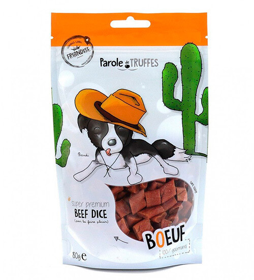 Friandises pour chiens : Beef Dice - cubes de boeuf
