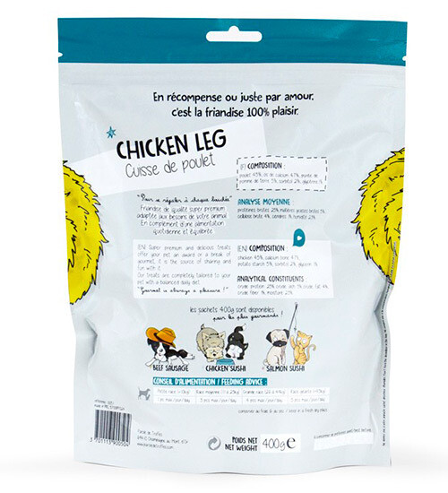 Friandises pour chiens : Chicken Leg-cuisses de poulet - 400g