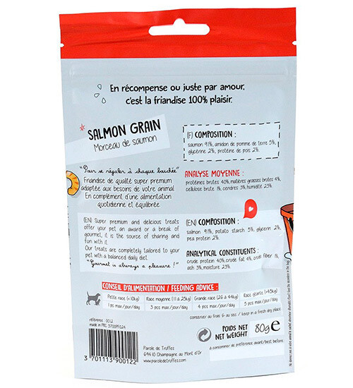 Friandise : Salmon Grain - SAUMON - 80g