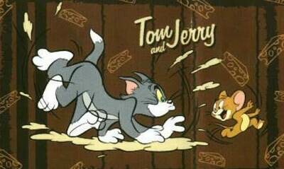 Napf-Untersatz "Tom and Jerry"