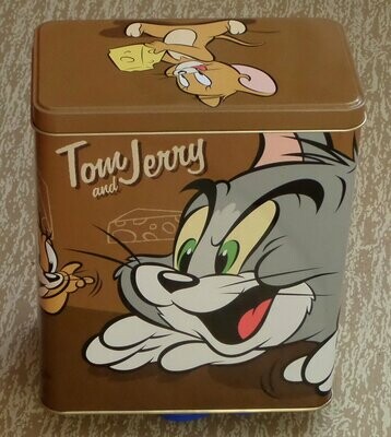 Metallbox für Katzenfutter "Tom and Jerry"