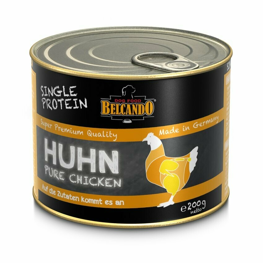 Feuchtnahrung "Single Huhn" 200 g-Dose