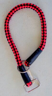 Halsband-Würger 50 cm schwarz/rot