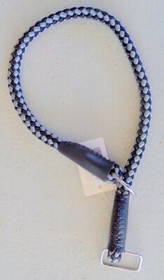 Halsband-Würger, 50 cm schwarz/grau