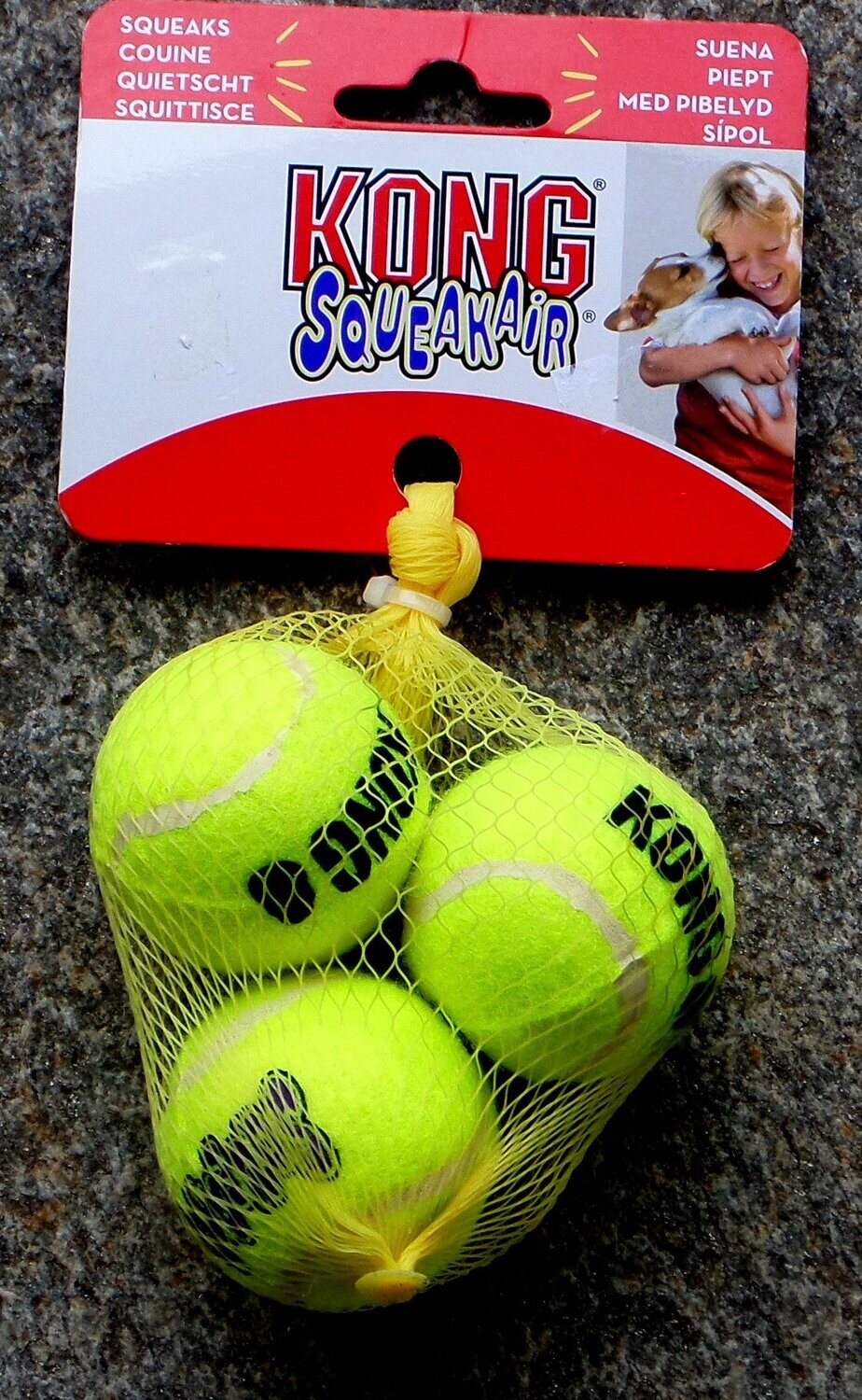 Air Squeaker Ball small, 3-er Pack