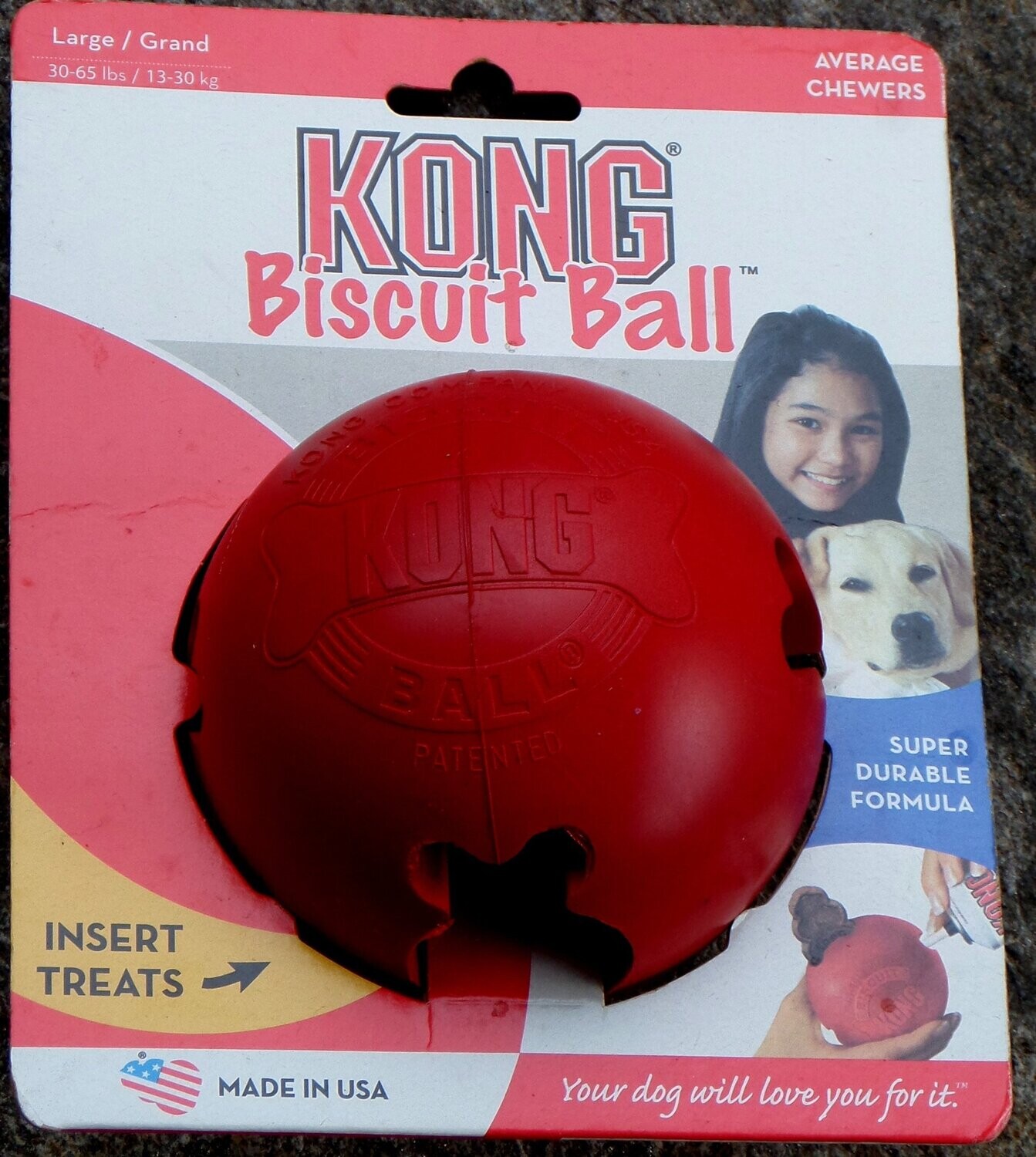 KONG Biscuit-Ball, large