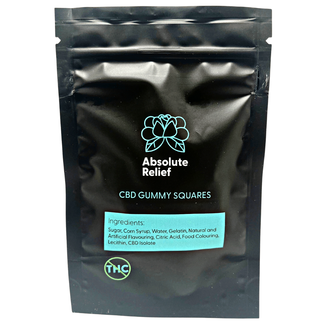 Absolute Relief CBD Gummy Squares