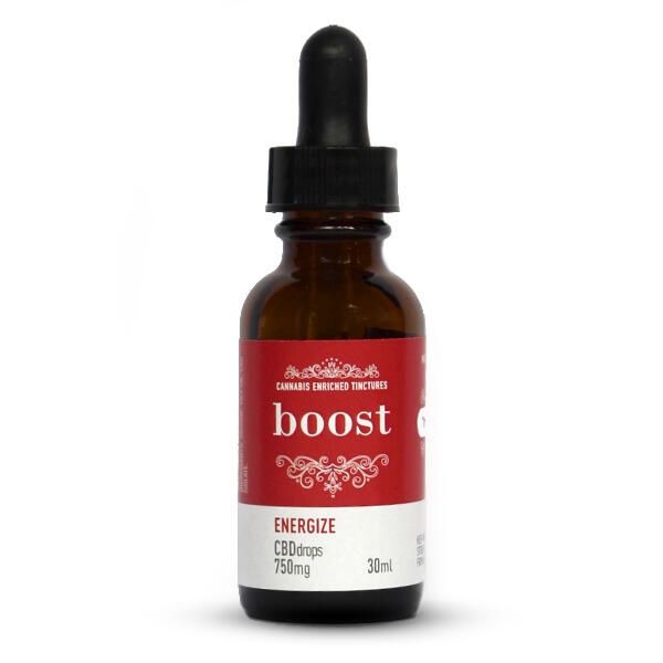 ++Boost - CBD Tinctures 750mg*, Types: Energize Lime/Pass Fruit