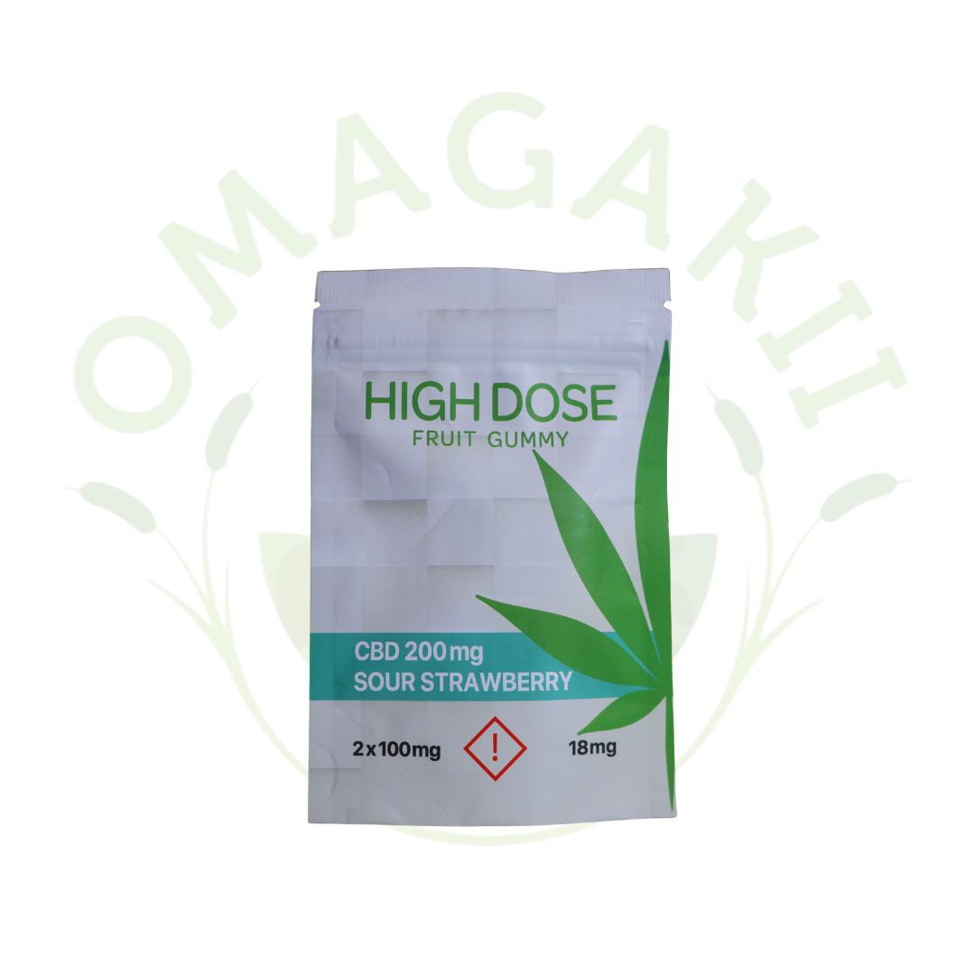 HD - 200mg Gummies*, Flavour: ++CBD - Sour Strawberry