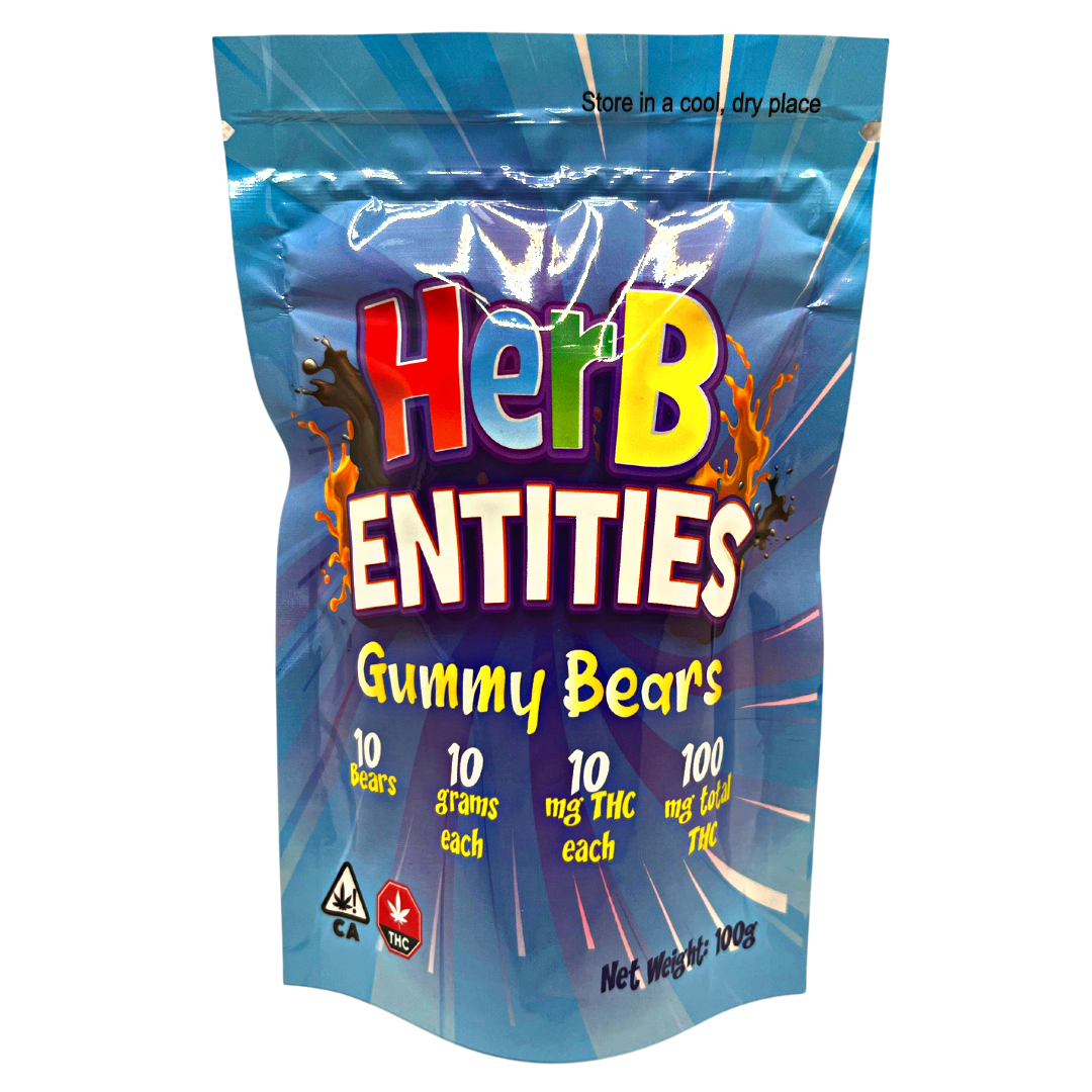 Herb Entities Gummy Bears | 100mg THC