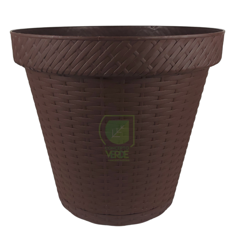 Maceta Rattan Redonda 42.5cm
