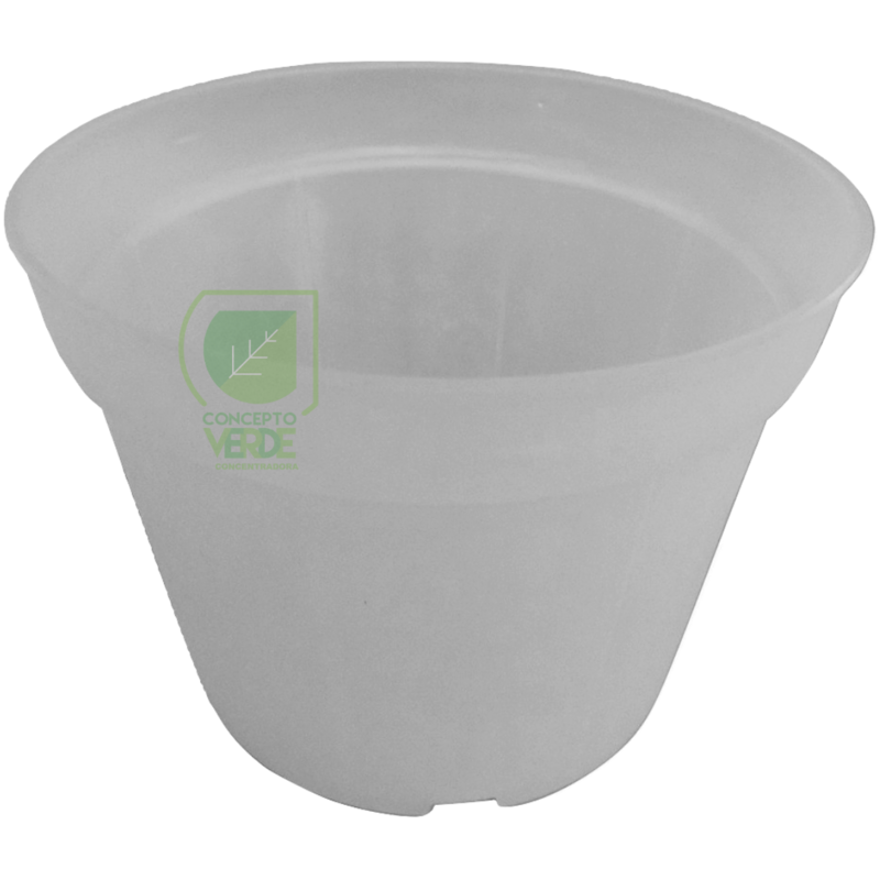 Maceta Transparente 7&quot;