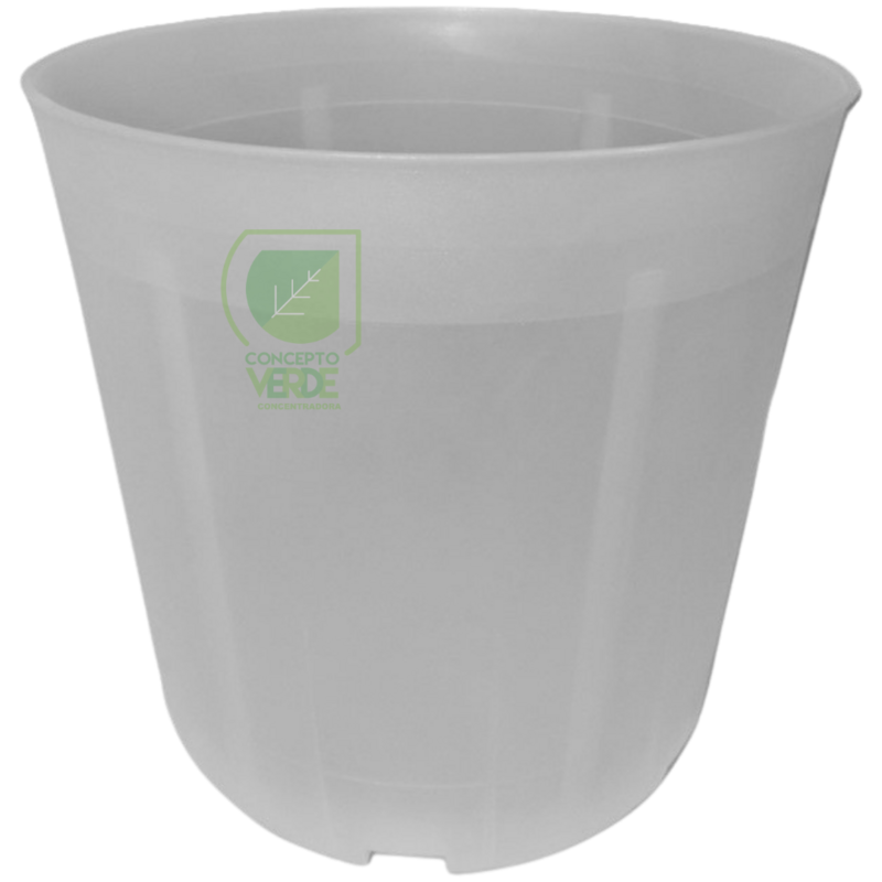 Maceta Transparente 8.5&quot;
