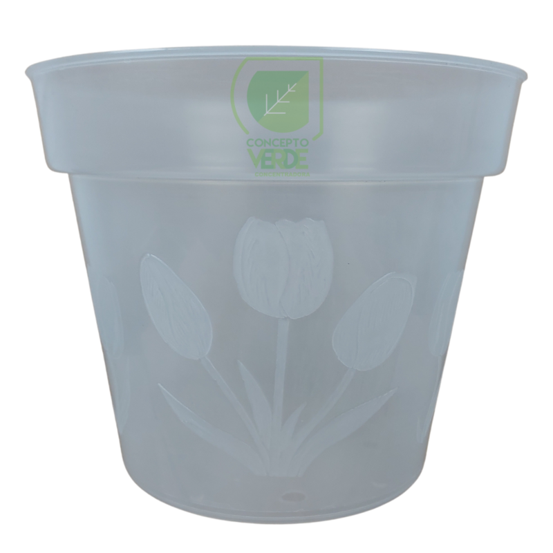 Maceta Transparente 11&quot;