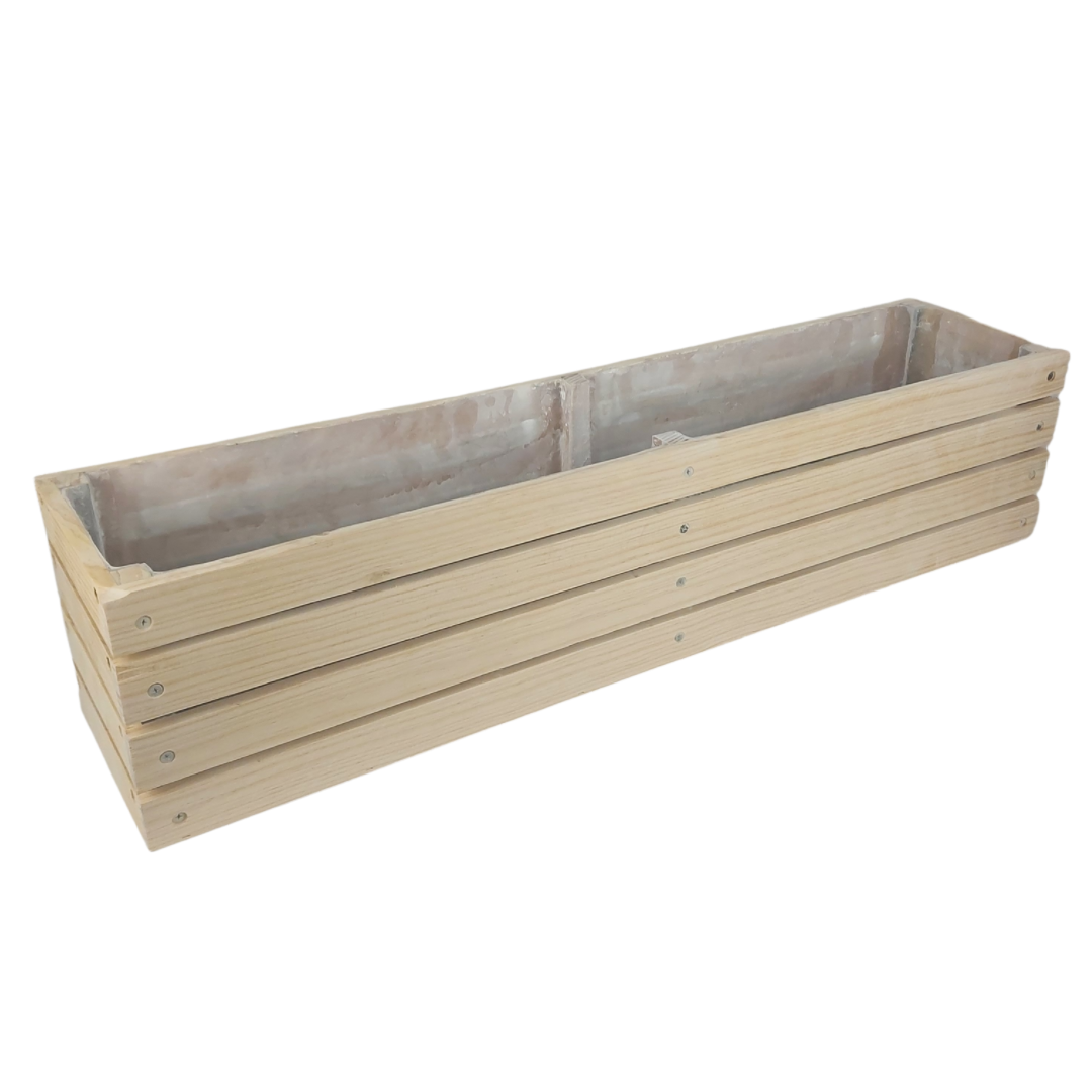 Jardinera Recta Madera