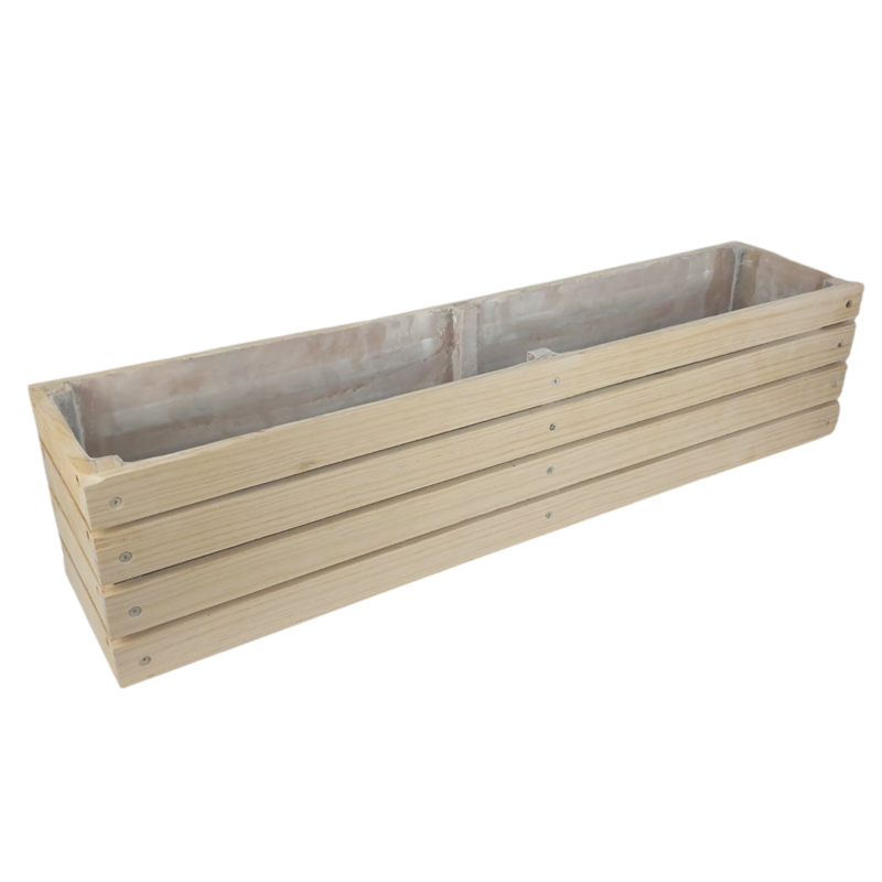 Jardinera Recta Madera