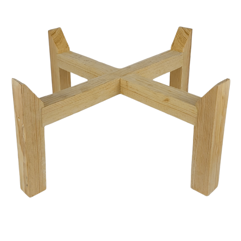 Pedestal De Madera (23cm Altura)