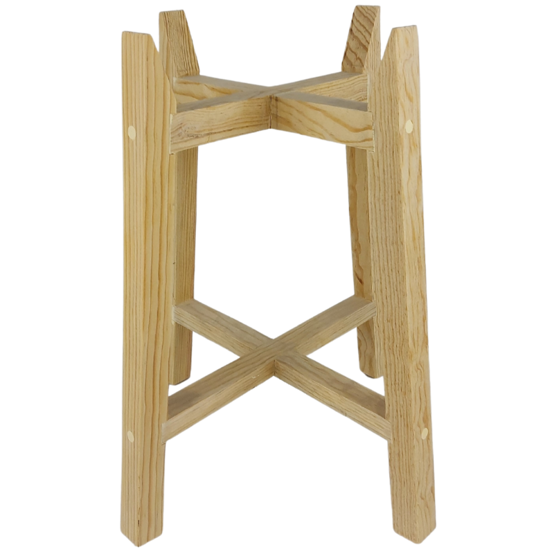 Pedestal De Madera (43cm Altura)